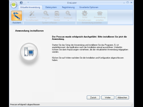Der Evalazer-Assistent